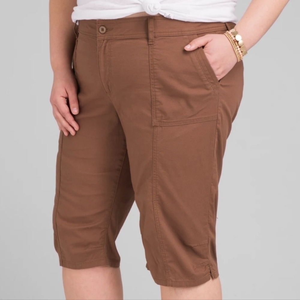Prana Adira Knicker Pants Brown 18W
